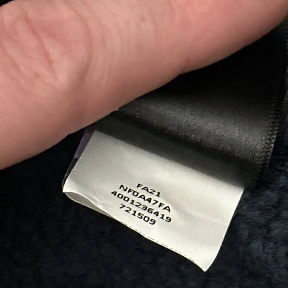The North Face Sweater Fleece Vest Men's Large Navy Gorp Preppy Golf Embroidered